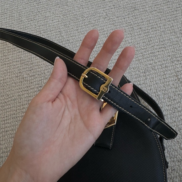 Fendi Black Leather Handbag Purse - Picture 4 of 5